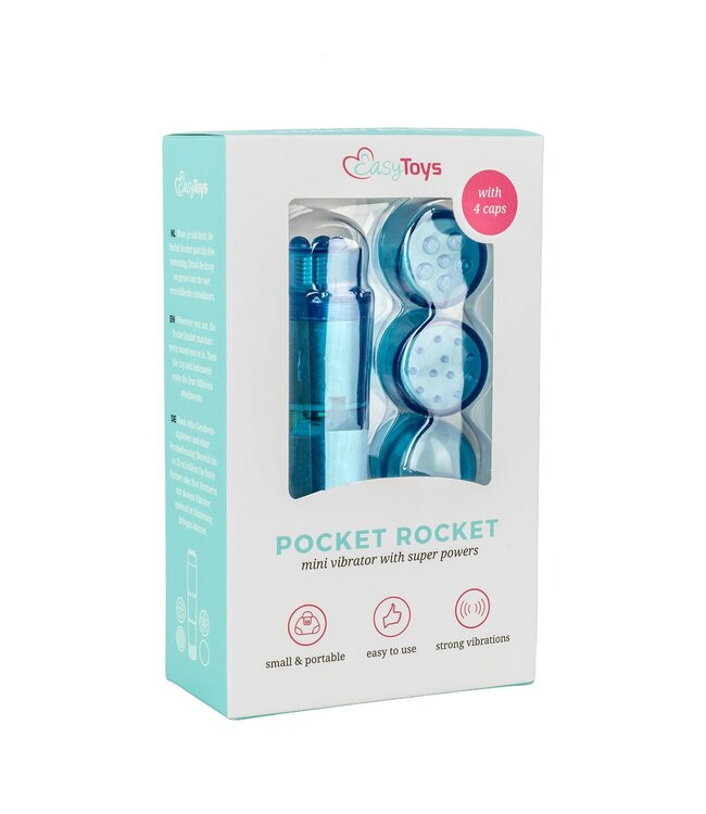 Easytoys Mini Vibe Collection Easytoys Pocket Rocket - Blauw