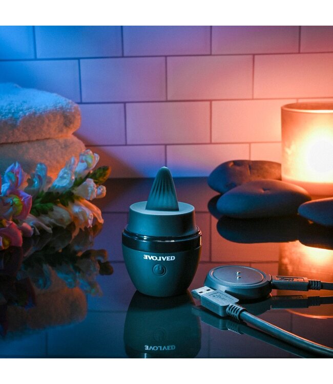 Evolved Evolved - Tongue Tied Vibrator - Zwart