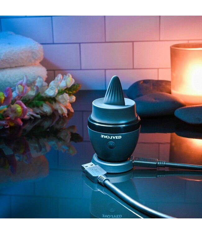 Evolved Evolved - Tongue Tied Vibrator - Zwart