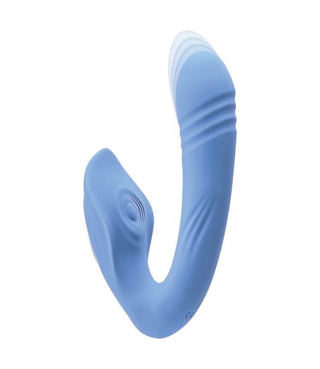 Evolved Evolved - Tap and Trust Vibrator - Lichtblauw