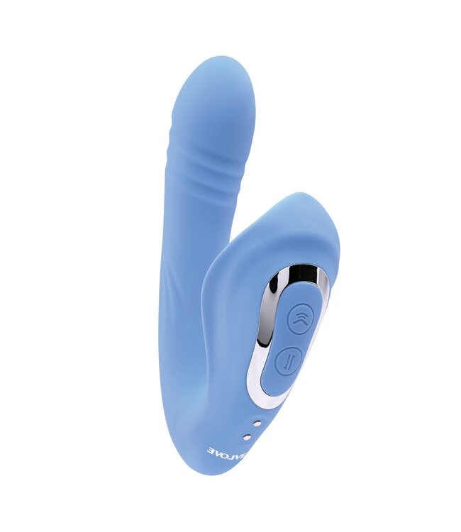 Evolved Evolved - Tap and Trust Vibrator - Lichtblauw
