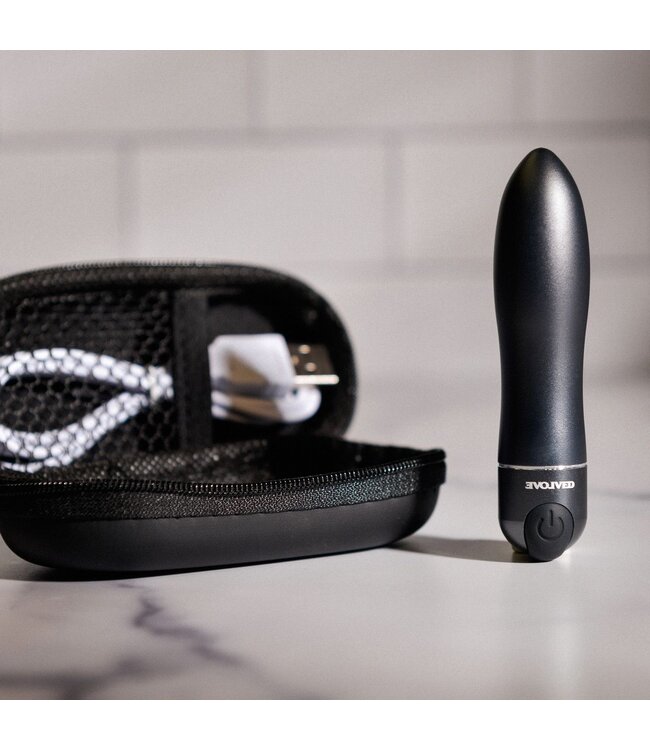 Evolved Evolved - Travel Gasm Bullet Vibrator - Zwart