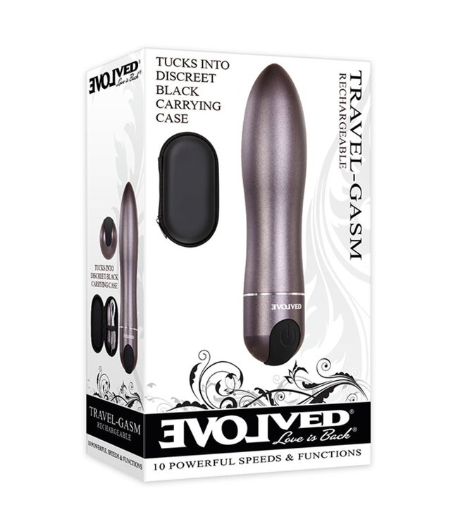 Evolved Evolved - Travel Gasm Bullet Vibrator - Zwart