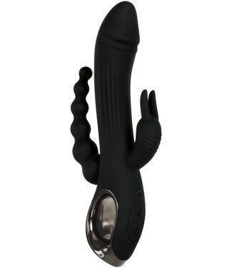 Evolved Evolved - Trifecta Rabbit Vibrator - Zwart