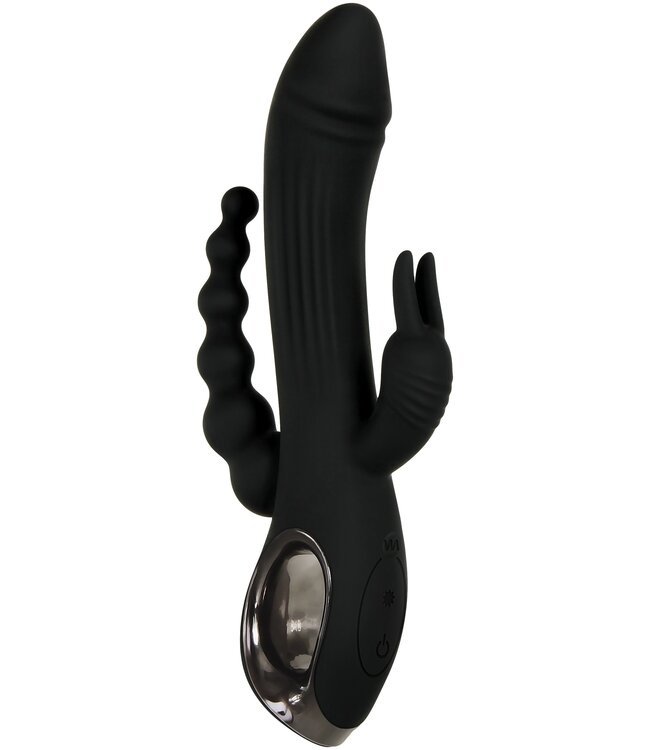 Evolved Evolved - Trifecta Rabbit Vibrator - Zwart