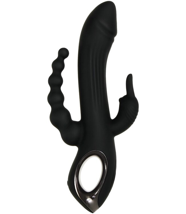 Evolved Evolved - Trifecta Rabbit Vibrator - Zwart