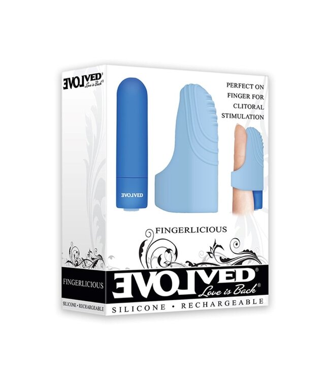 Evolved Evolved - Fingerlicious Vinger Vibrator - Blauw