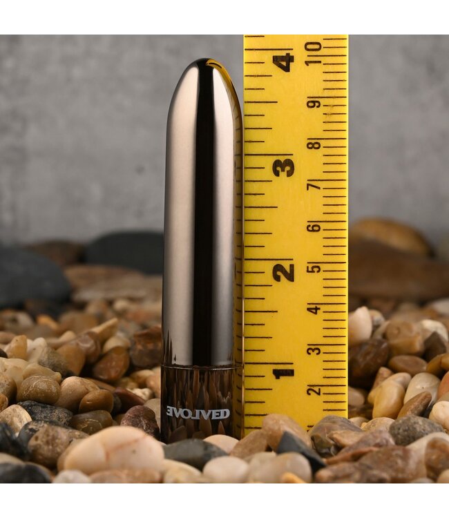 Evolved Evolved - Real Simple Bullet Vibrator - Black Chrome