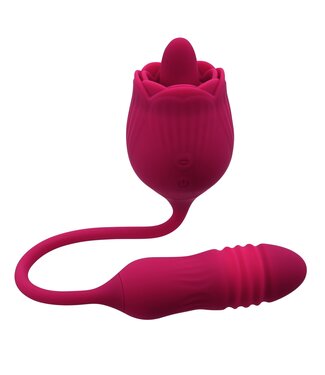 Evolved Evolved - Wild Rose Tong Vibrator - Rood