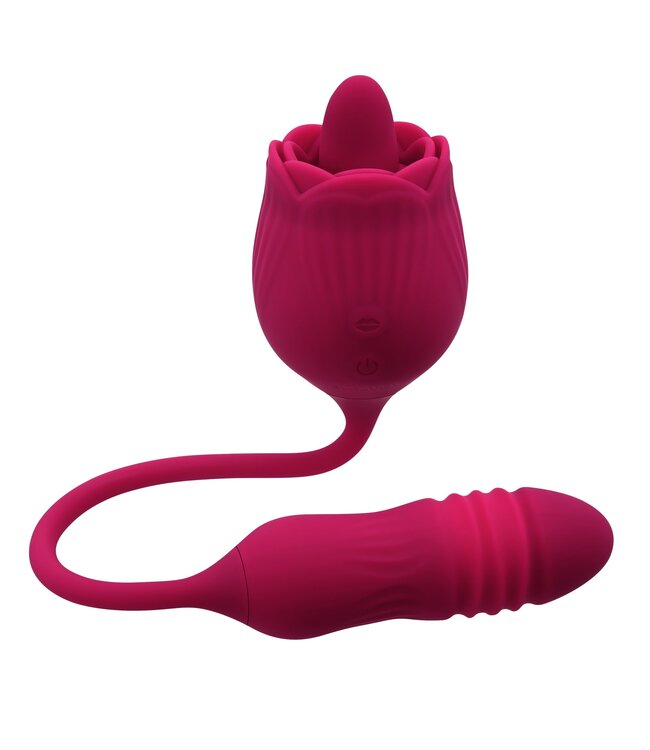 Evolved Evolved - Wild Rose Tong Vibrator - Rood