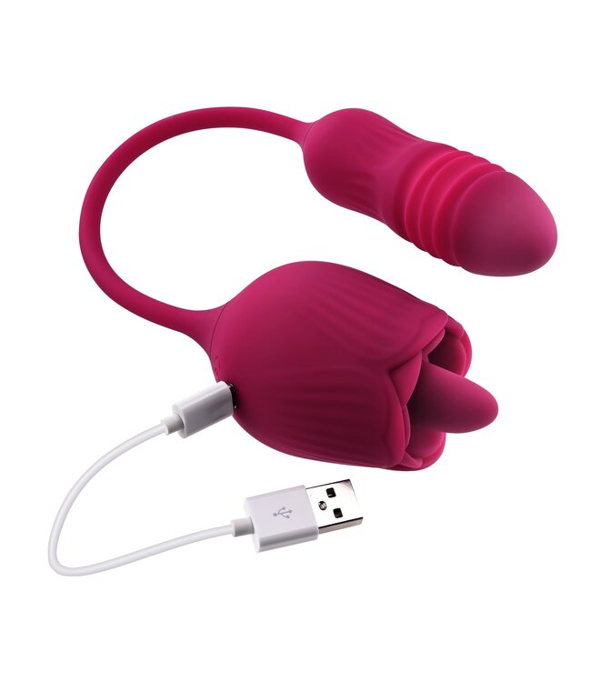 Evolved Evolved - Wild Rose Tong Vibrator - Rood