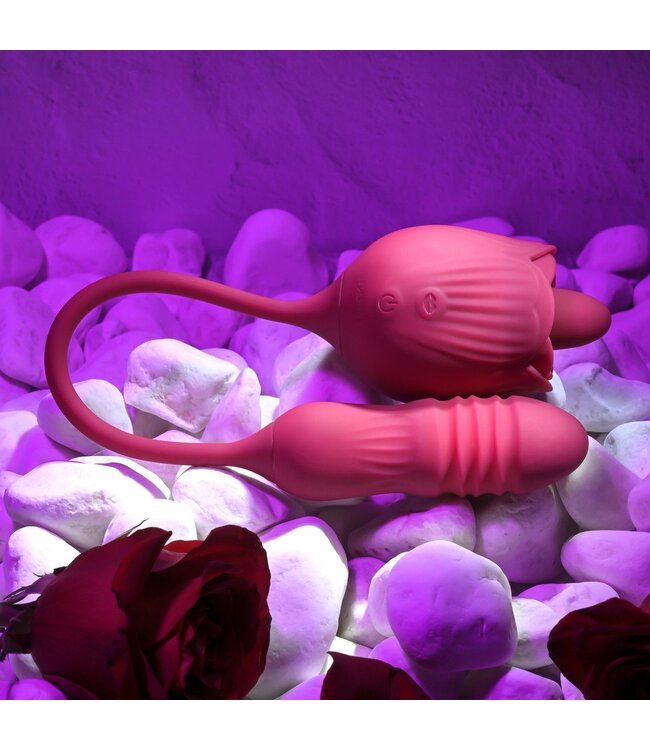 Evolved Evolved - Wild Rose Tong Vibrator - Rood