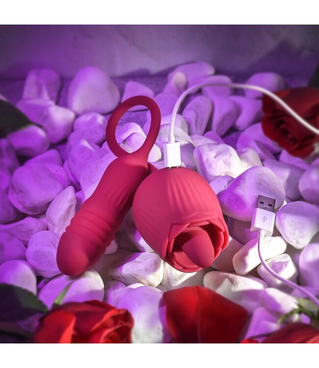 Evolved Evolved - Wild Rose Tong Vibrator - Rood