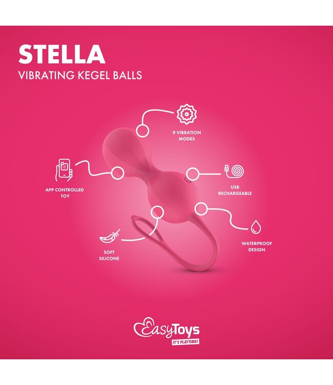 EasyConnect EasyConnect - Vibrerende Kegel Balletjes Stella app gestuurd