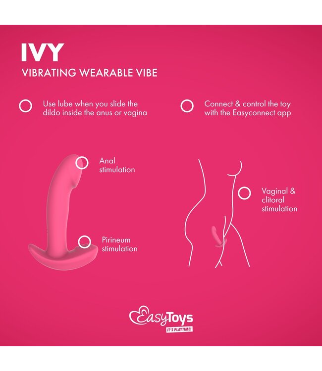 EasyConnect EasyConnect - Draagbare Vibrator Ivy app gestuurd