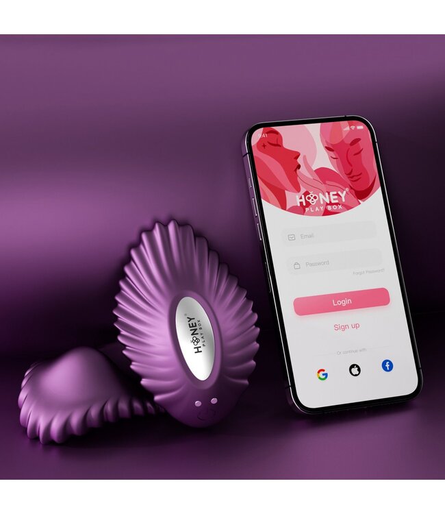 HoneyPlayBox HoneyPlayBox - PEARL App-Controlled Magnetic Panty Vibrator Purple