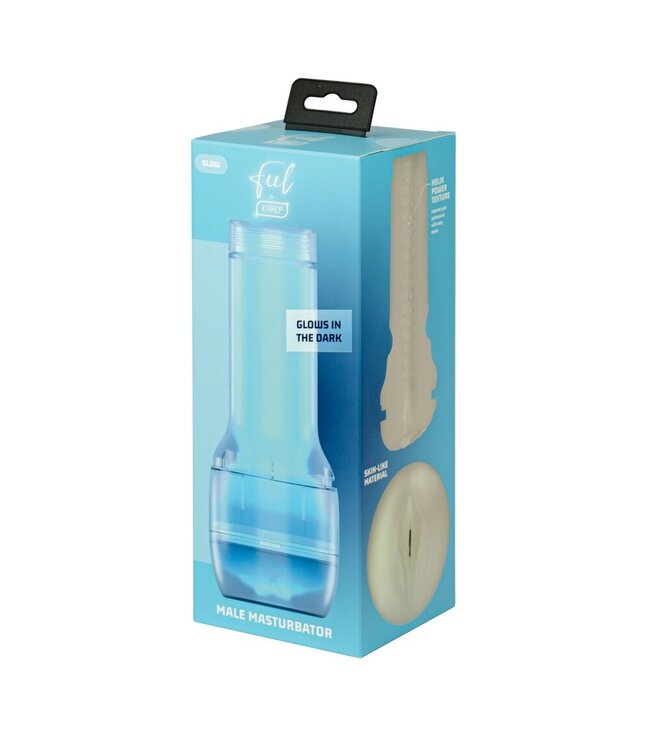 Kiiroo Kiiroo - FeelGlow Stroker - Glow-in-the-Dark Zwart