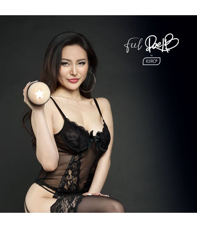 Kiiroo Kiiroo - Feel Rae Lil Black Masturbator - Zwart