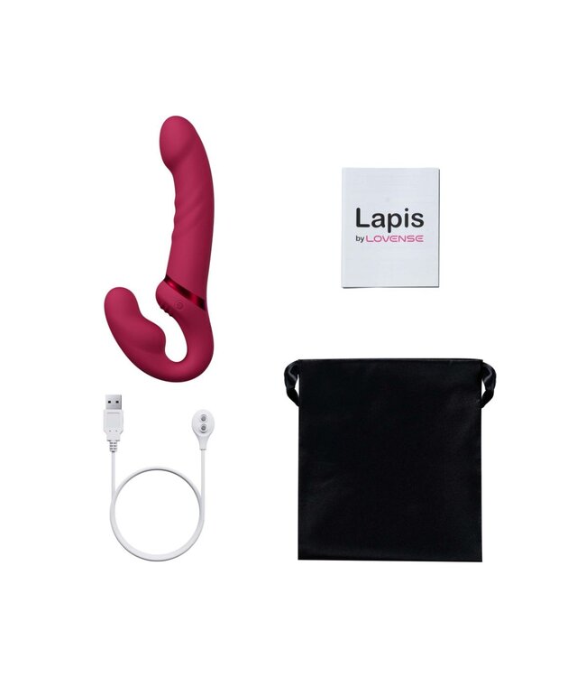 Lovense Lovense - Lapis Strapless Strap-on Vibrator - Roze