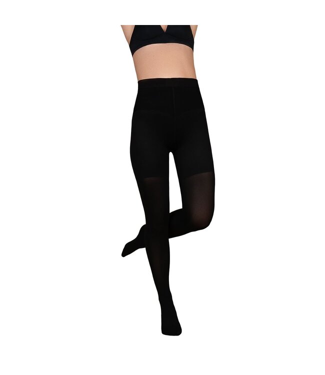 Bye Bra Bye Bra - Total Shaper 100 Den Black L