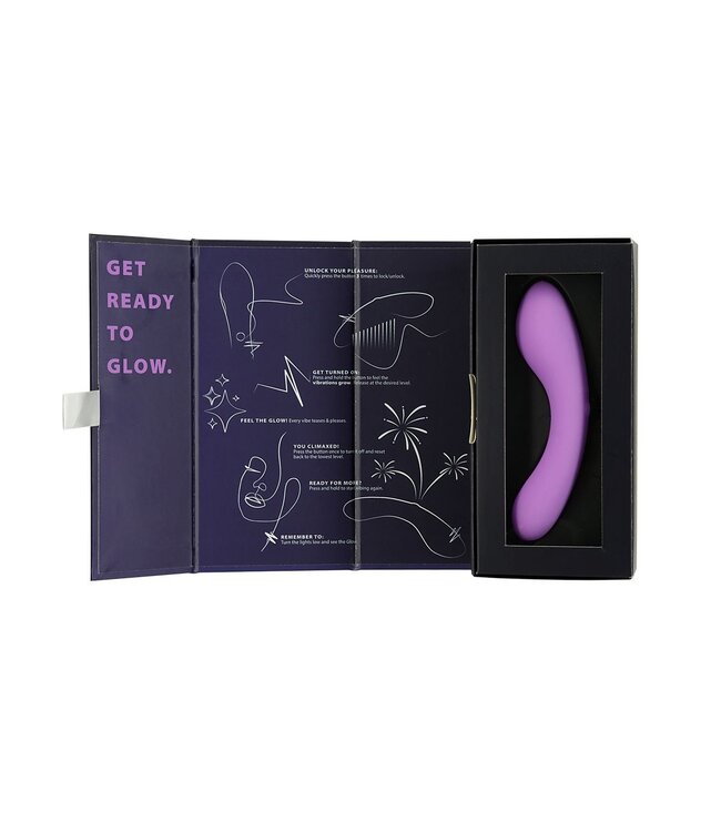 Swan Vibes Swan - The Mini Swan Wand Glow In The Dark Purple