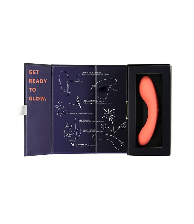 Swan Vibes Swan - The Mini Swan Wand Glow In The Dark Orange