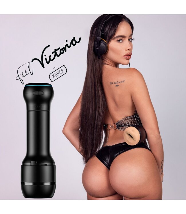 Kiiroo Kiiroo - PowerBlow & Feel Victoria June Mondmasturbator Combo - Zwart