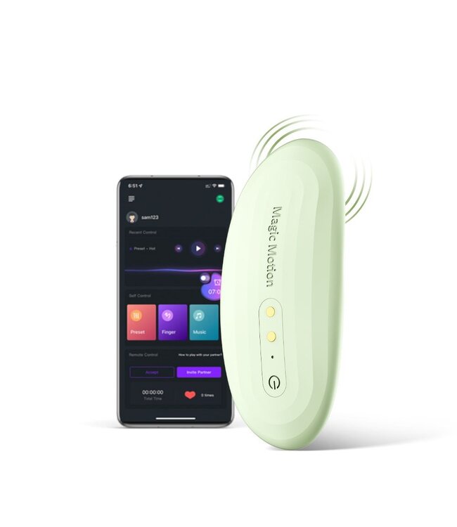 Magic Motion Magic Motion - Nyx Smart Panty Vibrator - Groen