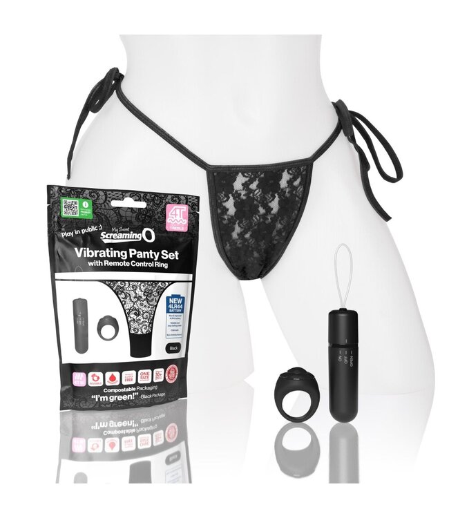 The Screaming O The Screaming O - My Secret Screaming O 4T Panty Vibe Black