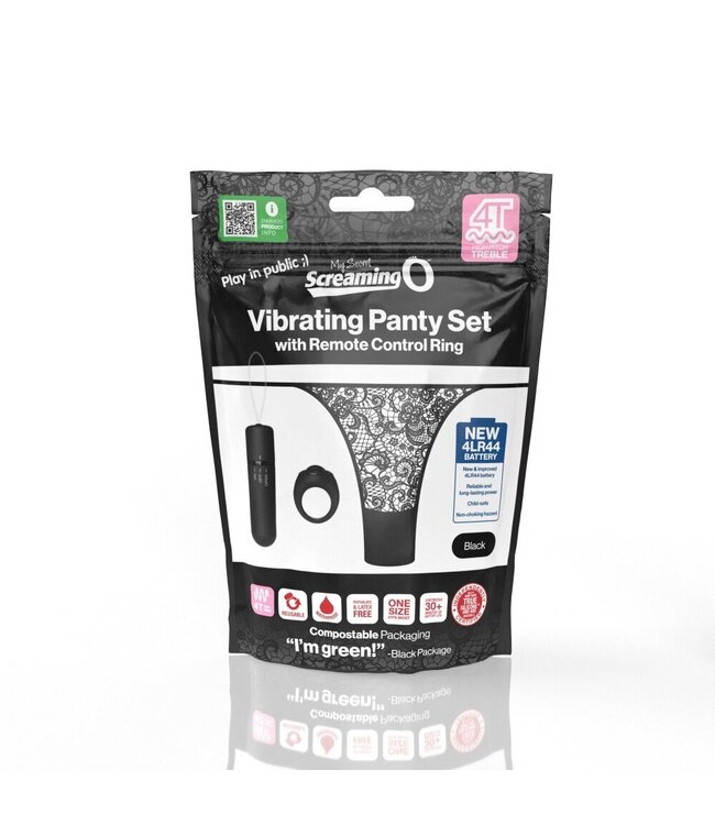 The Screaming O The Screaming O - My Secret Screaming O 4T Panty Vibe Black