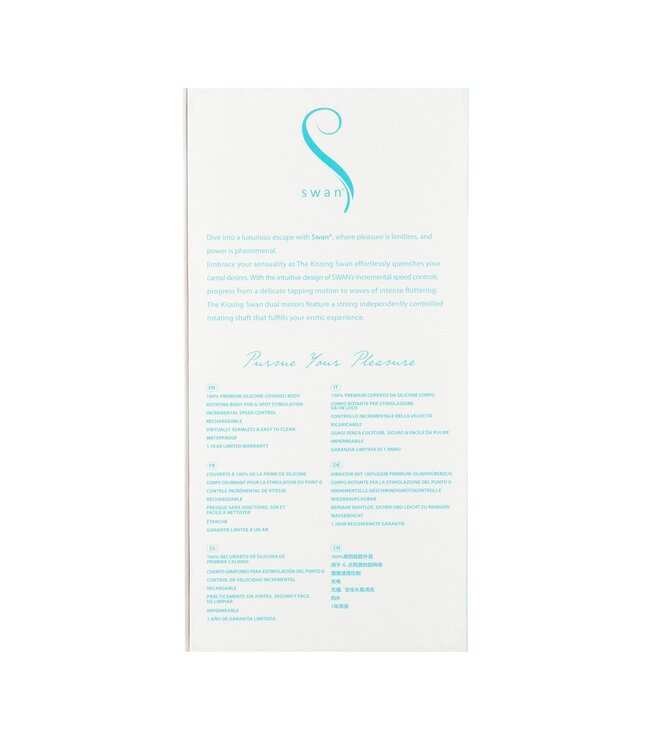 Swan Vibes Swan - The Kissing Swan Rotating & Vibrating Blue