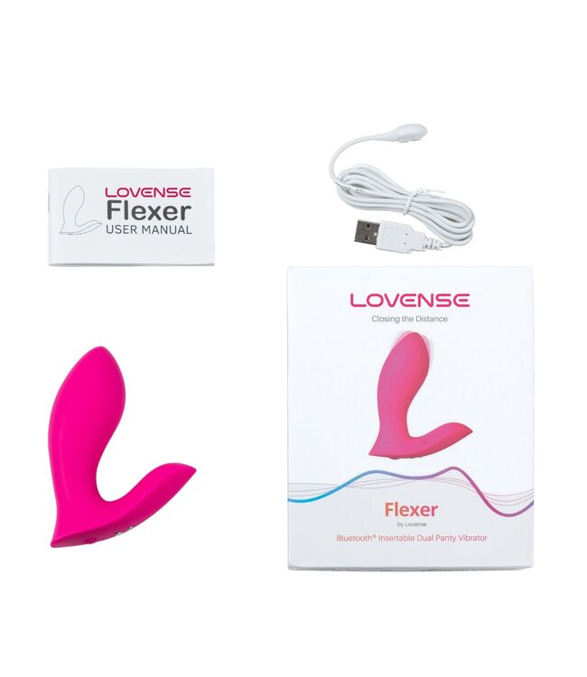 Lovense Lovense - Flexer Inbrengbare Dubbele Panty Vibrator