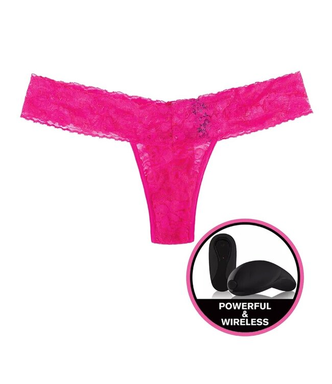 Secrets Vibrating Panties Secrets Vibrating Panties - Lace Thong Pink Queen