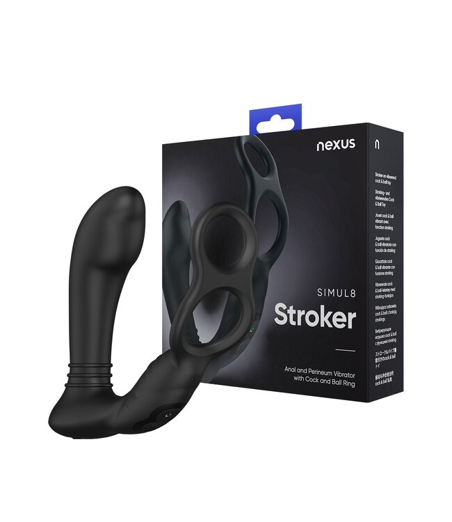 Nexus Nexus - Simul8 Vibrerende Anaal Vibrator Met Cockring