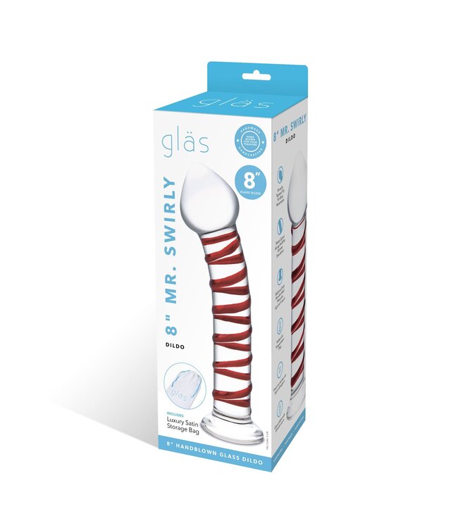 Glas Glas - Mr. Swirly Dildo 20,3 cm