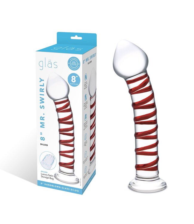 Glas Glas - Mr. Swirly Dildo 20,3 cm