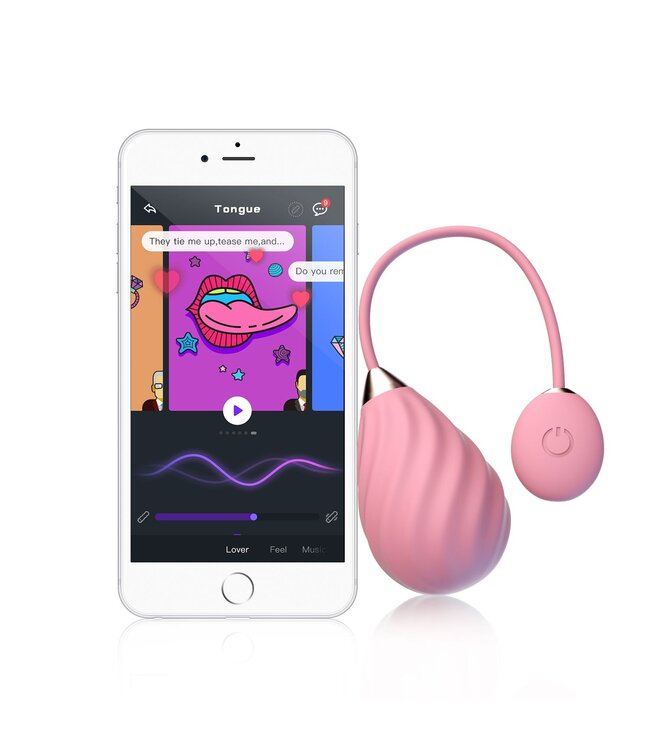 Magic Motion Magic Sundae App Controlled Vibratie Eitje - Roze