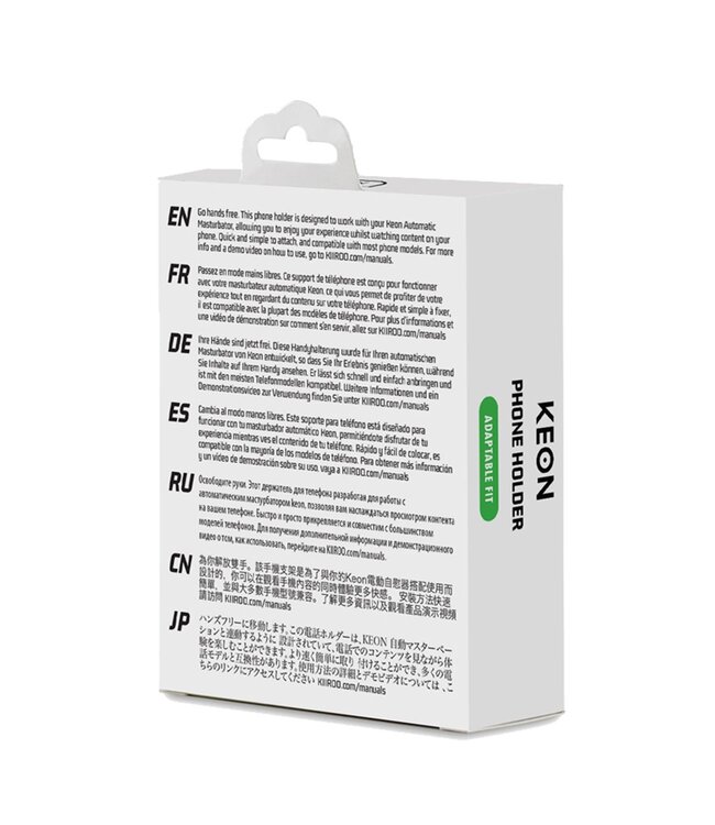 Kiiroo Kiiroo - Keon Accessoire Telefoonhouder - Zwart