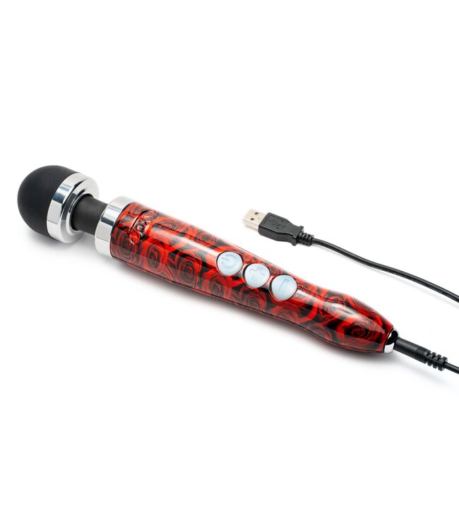 Doxy Doxy - Die Cast 3R Oplaadbare Wand Massager Rose Pattern