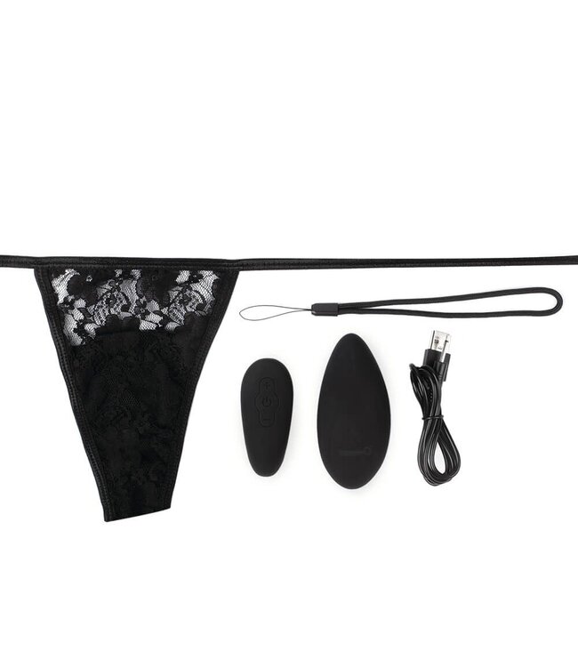The Screaming O The Screaming O - Premium Ergonomic Remote Panty Set Zwart