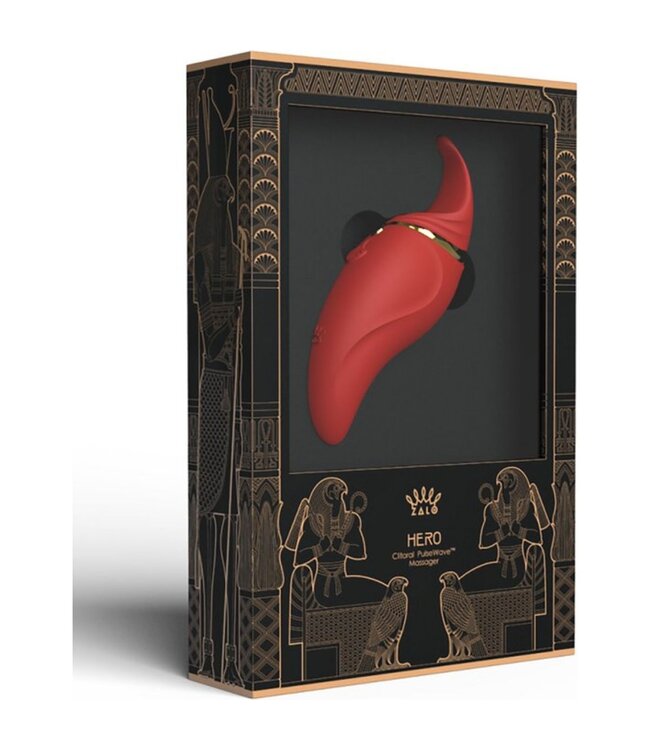 ZALO Zalo - Hero Clitoral Pulsewave Vibrator Rood