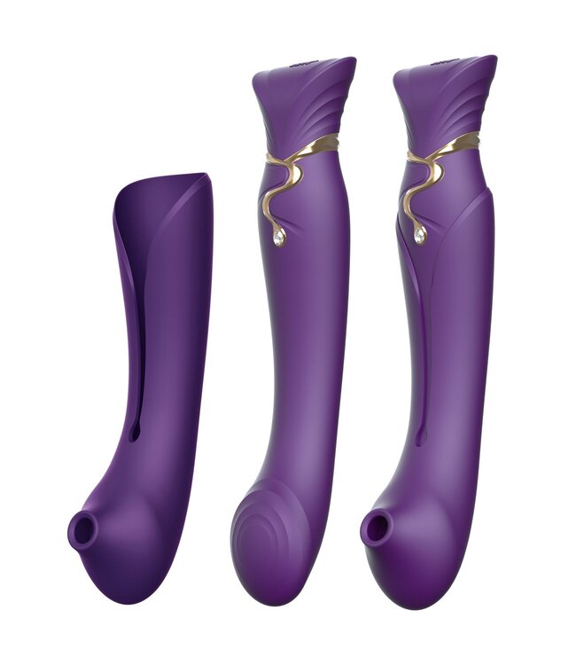 ZALO Zalo - Queen Set G-Spot Pulsewave Vibrator Paars