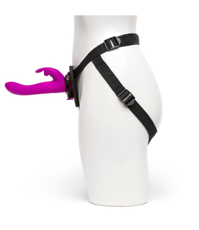 Happy Rabbit Happy Rabbit – Vibrerende Strap-On Set – Magenta