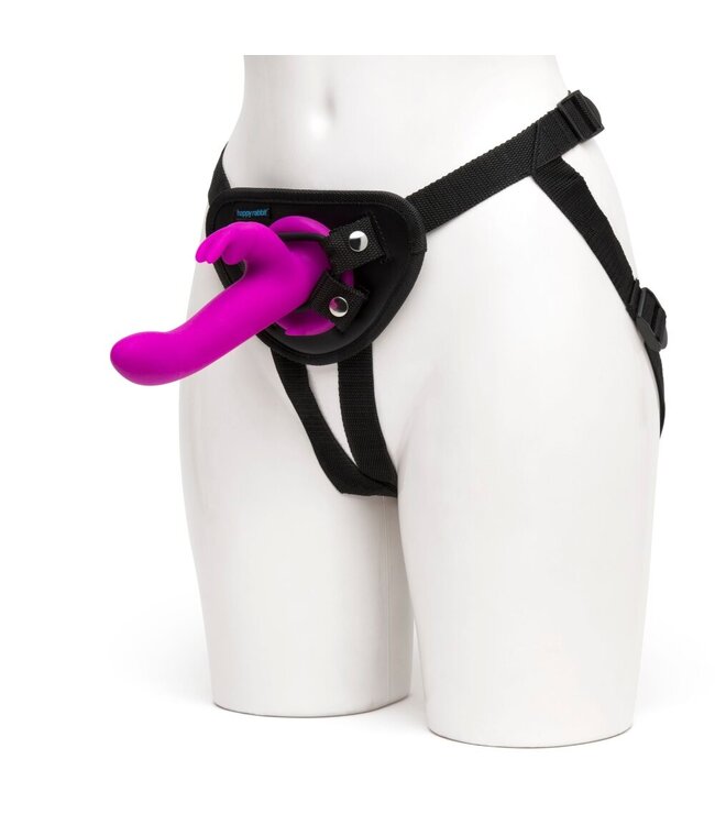 Happy Rabbit Happy Rabbit – Vibrerende Strap-On Set – Magenta