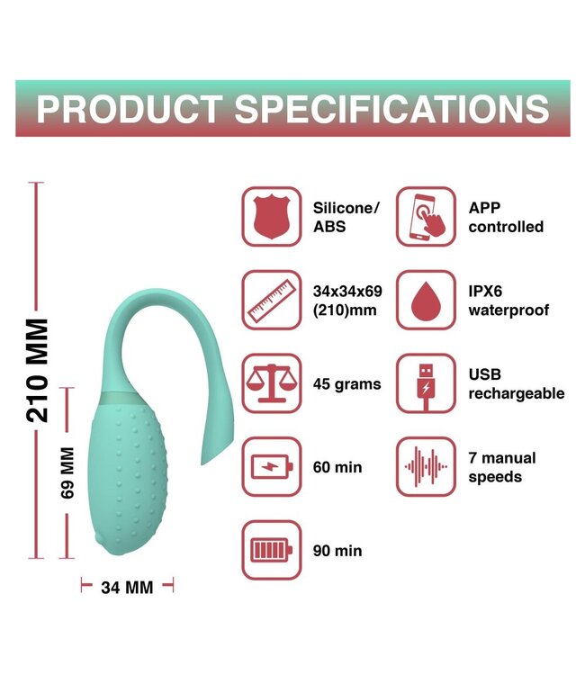 Magic Motion Magic Motion - Fugu Smart Wearable Vibrator - Groen