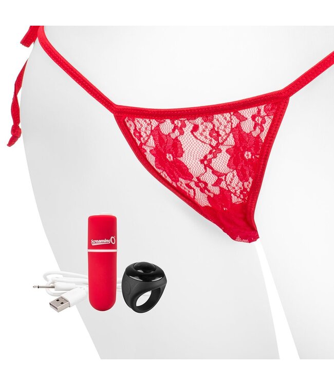 The Screaming O The Screaming O - Charged Remote Control Panty Vibe Rood