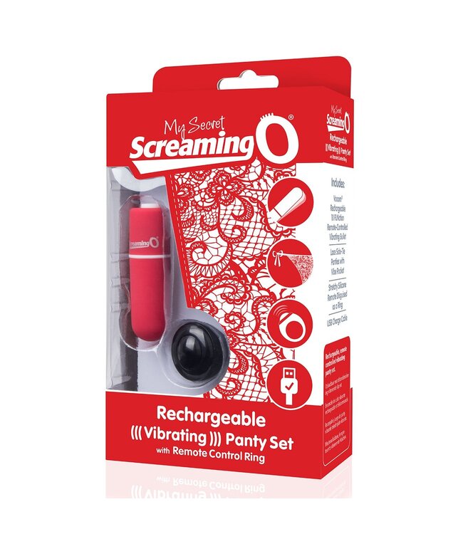 The Screaming O The Screaming O - Charged Remote Control Panty Vibe Rood