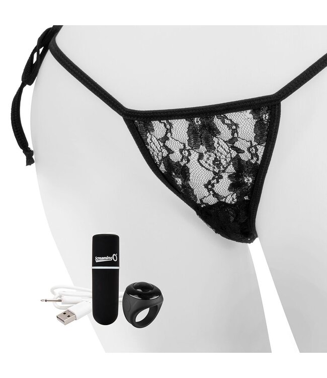 The Screaming O The Screaming O - Charged Remote Control Panty Vibe Zwart