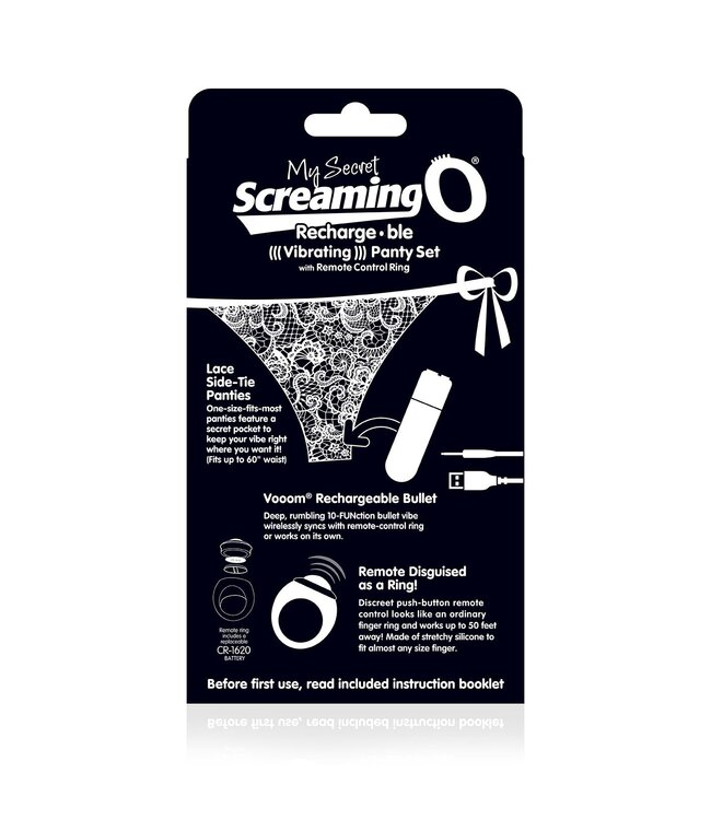 The Screaming O The Screaming O - Charged Remote Control Panty Vibe Zwart