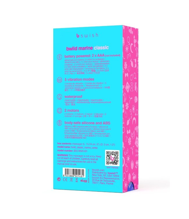 B Swish B Swish - bwild Classic Marine Rabbit Vibrator Kersrood